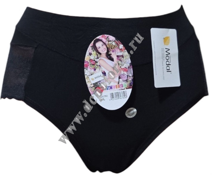 26780 Трусы женские черные LXL2XL3XL